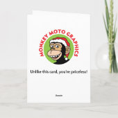 Rude Kerstmis Kaart voor Brother (Achterkant)