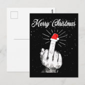 Rude Merry Kerstmis Midden Vingerbroodjes Ugandees Briefkaart (Voorkant / Achterkant)