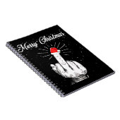 Rude Merry Kerstmis Midden Vingerbroodjes Ugandees Notitieboek (Rechterzijde)