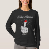Rude Merry Kerstmis Midden Vingerbroodjes Ugandees T-shirt (Voorkant)