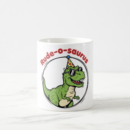 Rude-o-saurus Koffiemok (Center)