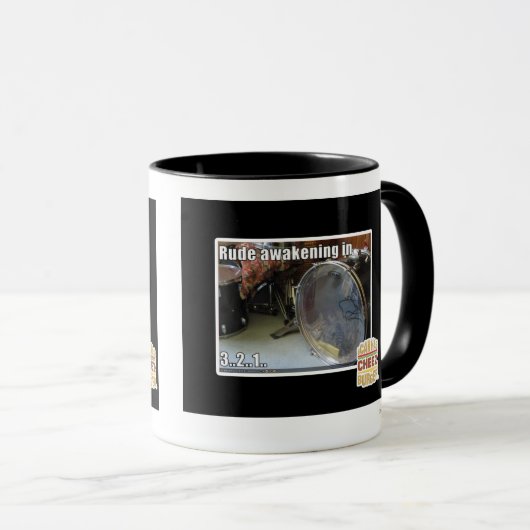 Rude ontwaken in mok (Voorkant rechts)