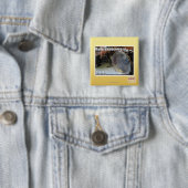 Rude ontwaken in vierkante button 5,1 cm (In situ)