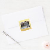 Rude ontwaken in vierkante sticker (Envelop)