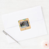 Rude ontwaken in vierkante sticker (Envelop)