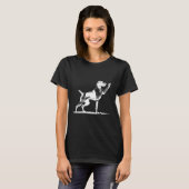 Rude Pointer Dog Hole Duitse Kortharige Pointer D T-shirt (Voorkant volledig)
