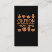 Rude Pottery Art Humor Sculpture Hobby Visitekaartje (Voorkant)