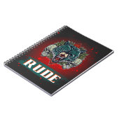 rude, schedel en beer notitieboek (Linkerzijde)