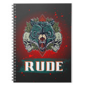 rude, schedel en beer notitieboek (Voorkant)
