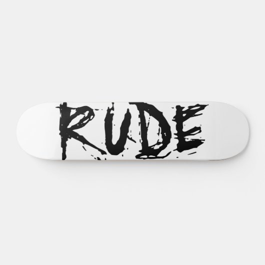 RUDE SKATEBOARD (Horizontaal)