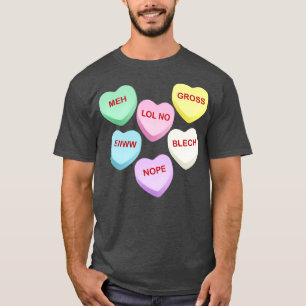 Rude Snoep harten T-shirt