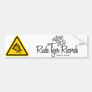 Rude Tiger Records Bumpersticker