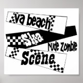 Rude Zombie ska poster (Voorkant)