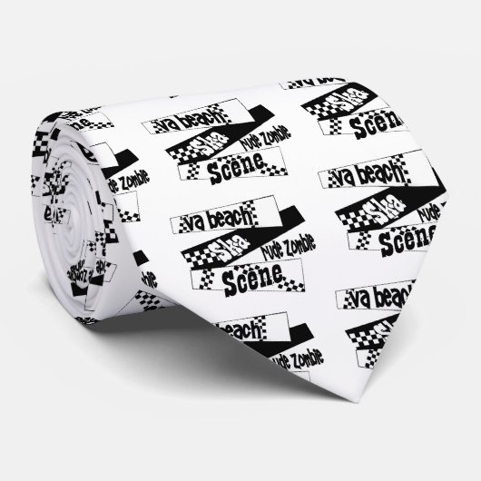 Rude Zombie ska scène Stropdas (Opgerold)