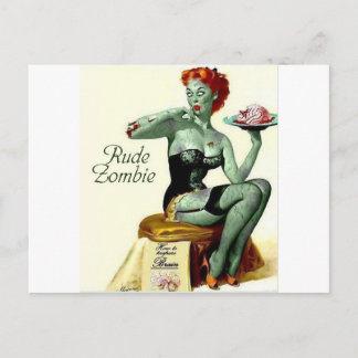 Rude Zombie "The First Bite" Briefkaart