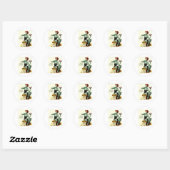 Rude Zombie "The First Bite" Ronde Sticker (Vel)