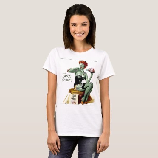 Rude Zombie "The First Bite" T-shirt (Voorkant volledig)