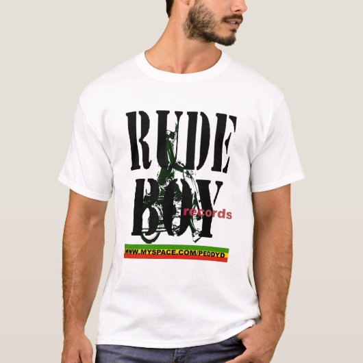 RUDEBOY BIKE FLAG T-SHIRT (Voorkant)