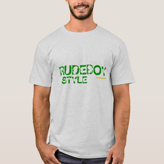 RUDEBOY, STIJL, BANGWEAR T-SHIRT (Voorkant)
