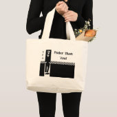 RUDER DAN JIJ. GROTE TOTE BAG (Voorkant (product))