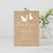Ruder Speciaal Levering Baby Shower Bedankt (Staand voorkant)
