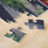 Rüdesheim am Rhein, Duitsland - Kerstboom Legpuzzel (Zijkant)