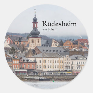Rüdesheim am Rhein - Duitsland Ronde Sticker