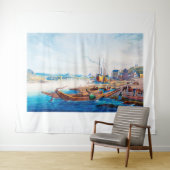 Rüdesheim, Duitsland 01A Wandkleed (In Situ (horizontaal))