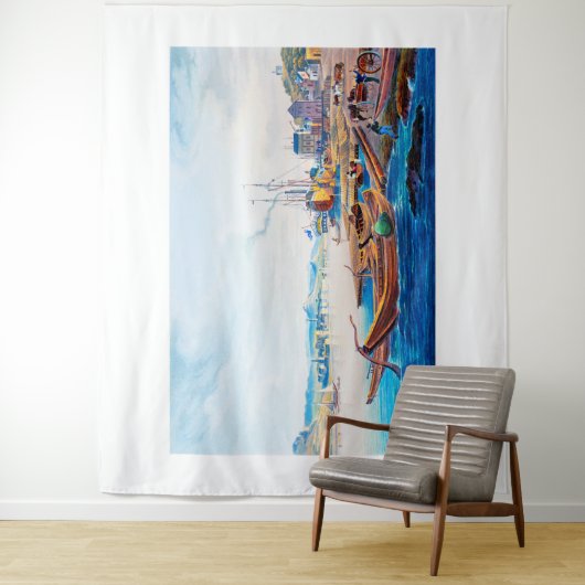 Rüdesheim, Duitsland 01A Wandkleed (In situ)