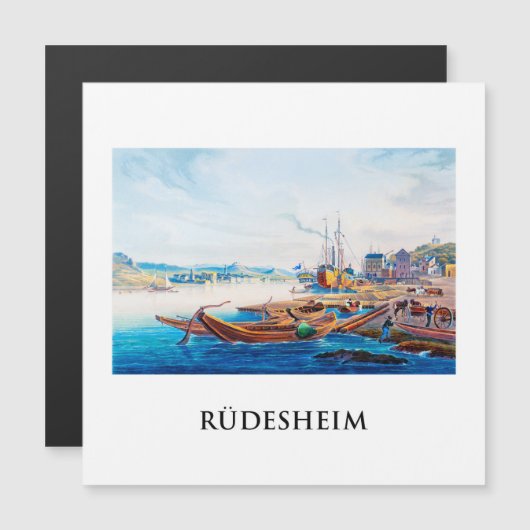 Rüdesheim, Duitsland 01B (Voorkant / Achterkant)