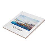 Rüdesheim, Duitsland 01B Tegeltje (Zijkant)