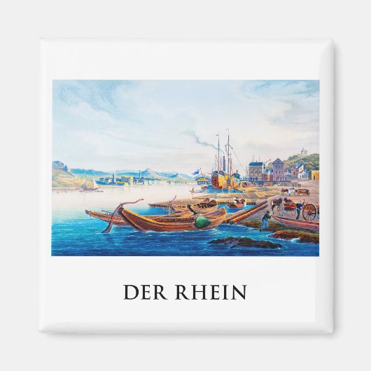 Rüdesheim, Duitsland 01C Magneet (Voorkant)