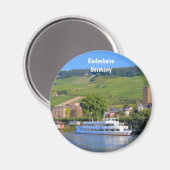 Rudesheim, Duitsland, Cruiseschip Magneet (Voorkant / Achterkant)