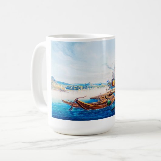 Rüdesheim, Duitsland Koffiemok (Voorkant links)