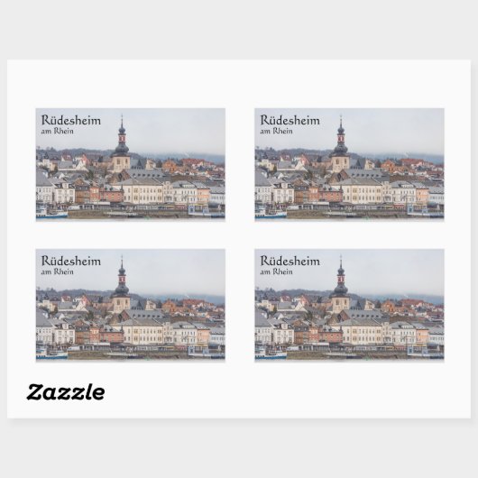 Rüdesheim Duitsland Rechthoekige Sticker (Vel)