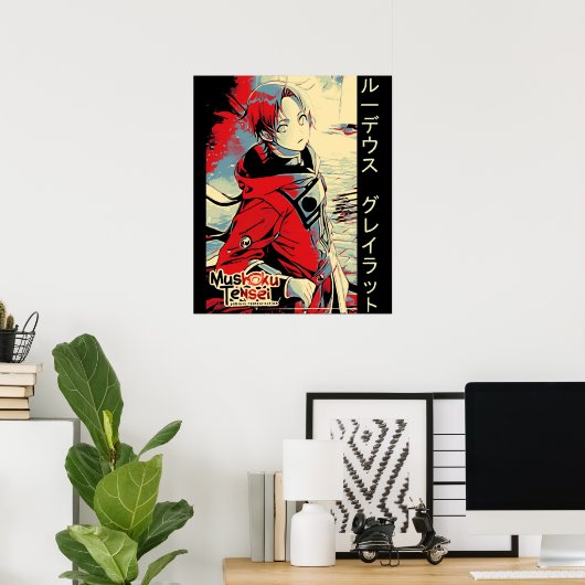 Rudeus Greyrat Poster (Thuiskantoor)