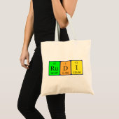 Rudi periodieke lijstnaam canvas tas (Voorkant (product))