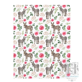 Rudimentair Ezel Bloem Roze Scrapbook Papier