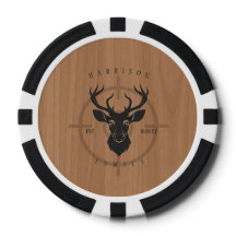 Rudimentair herten wild jacht houten familie