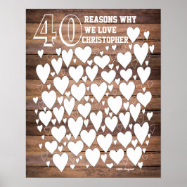 Rudimentaire aanmeldposter voor 40e vernieuwdingsf poster