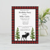 Rudimentaire Buffalo Plaid met Elnummering Kaart (Staand voorkant)
