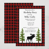 Rudimentaire Buffalo Plaid met Elnummering Kaart (Voorkant / Achterkant)