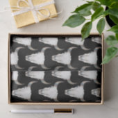 Rudimentaire Koeienschedel Boho Monogram Persoonli Tissuepapier (Geschenk)