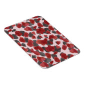 Rudimentaire waterverf winter dier print magneet (Rechterzijde)