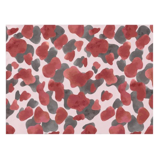 Rudimentaire waterverf winter dier print tafelkleed (Voorkant (Horizontaal))