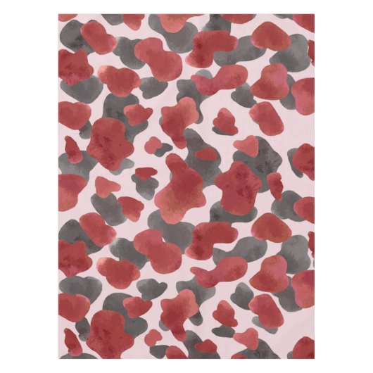 Rudimentaire waterverf winter dier print tafelkleed (Voorkant)