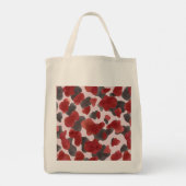 Rudimentaire waterverf winter dier print tote bag (Achterkant)