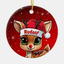 Rudolf Baby Deer, Fawn, Doe, Reindeer🦌 🎄