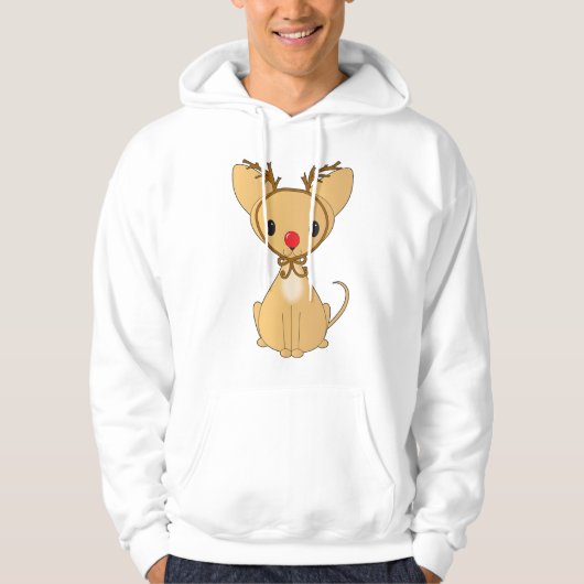Rudolf Chihuahua Hoodie (Voorkant)