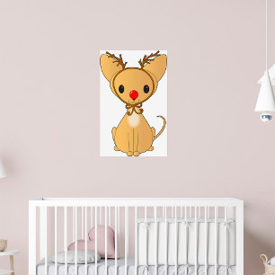Rudolf Chihuahua Poster